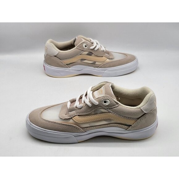 Vans Wayvee PopCush Mens‎ Sand WaffleCup Skateboard Shoes Size 5 - Picture 3 of 9
